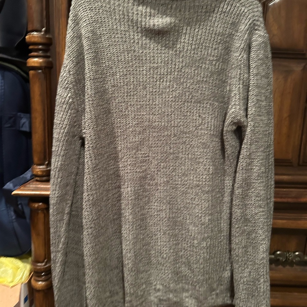 Carbon Women's Gray Turtleneck Sweater